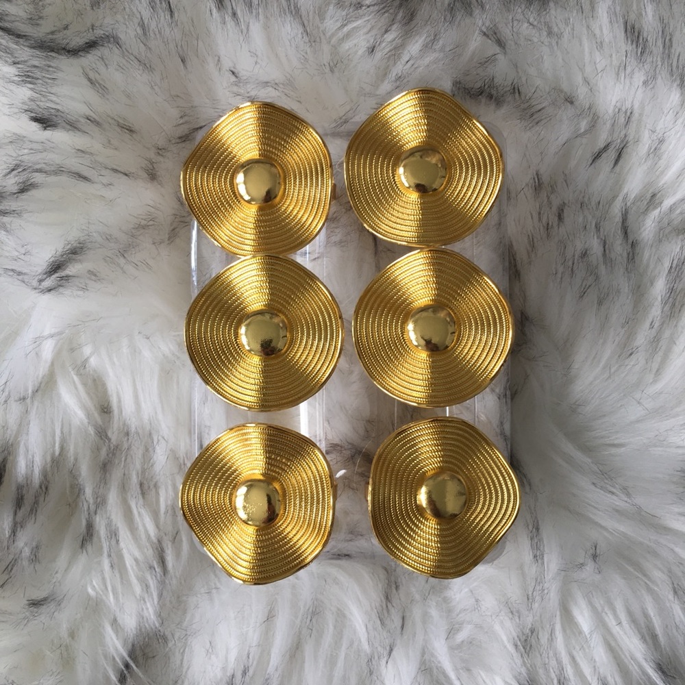 NIB 6 pcs Napkin Rings - Picture 2 of 7